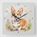 Recherche de corgi horloges Animaux de compagnie