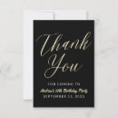 Recherche de black remerciements cartes Minimaliste