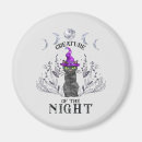 Recherche de nuit de halloween magnets Sorcellerie