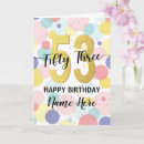 Recherche de de 53 ans anniversaire cartes 53e anniversaire heureux