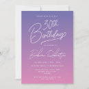 Recherche de girly anniversaire invitations Fête du 30e anniversaire