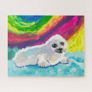Recherche de bébé phoque puzzles Sauvage