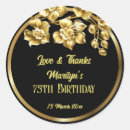 Zoek naar gouden bloemen stickers Zwart