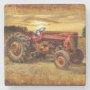 Recherche de tracteur dessous de verres Rouge