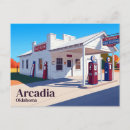 Zoek naar benzinestation briefkaarten Americana