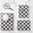 Recherche de damier noir papier cadeau Dépôt de buffle