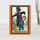 Recherche de vintage cartes halloween Citrouille