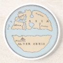 Recherche de monde antique dessous de verres Globe