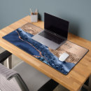 Recherche de or rose moderne tapis souris Bleu marine