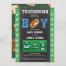 Zoek naar football babyshower uitnodigingen Rugby