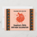 Recherche de basket anniversaire invitations Football