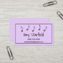 Recherche de lavender cartes visite Pastel