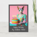 Recherche de chat heureux vœux cartes D'anniversaire du chat