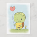 Recherche de tortues de kawaii cartes postales Drôle
