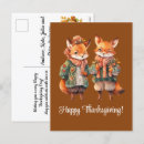 Recherche de renard floral cartes postales Animaux
