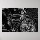 Recherche de moto vintage posters Blanc
