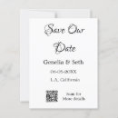 Recherche de conception de calligraphie cartes postales Enregistrer la date
