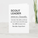 Recherche de chef scout Merci