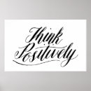 Recherche de attitude positive posters Calligraphie