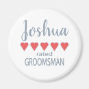 Zoek naar groomsman magneten Bruidpartij