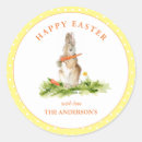 Recherche de lapin de pâques autocollants Aquarelle