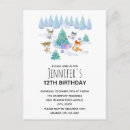 Recherche de sapins invitations Aquarelle