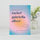 Recherche de gradient invitations Coloré