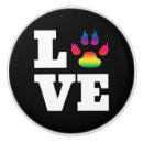 Recherche de pattes boutons et poignées de porte Empreinte de patte