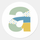 Recherche de monogramme a autocollants Moderne
