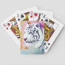 Recherche de tigres blancs jeux de cartes Nature