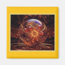 Recherche de boule jaune magnets Abstrait