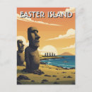 Recherche de moai cartes postales Voyage