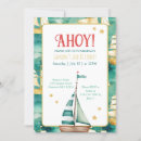 Recherche de voilier anniversaire invitations Ahoy