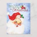 Recherche de père noël cartes postales Vintage