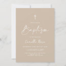 Recherche de beige baptême invitations De