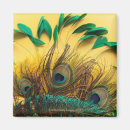 Recherche de paon magnets Plumes