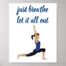 Zoek naar yoga kunst Typografie