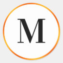 Recherche de blanc orange autocollants Modèle