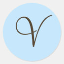Recherche de v initial autocollants Pour elle