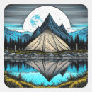 Recherche de lac de montagne autocollants Camping