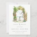 Recherche de paysage tropical invitations Simple minimaliste