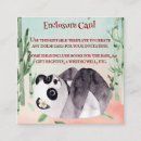 Recherche de aquarelle en bambou invitations Panda mignon