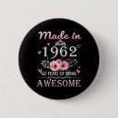 Recherche de anniversaire 60 badges Floral