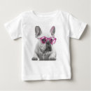 Recherche de bulldog bébé tshirts Français