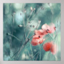 Recherche de bleu turquoise abstraite moderne posters Artistique