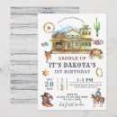 Recherche de de cowboy anniversaire invitations Monter