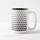 Recherche de pois noir et blanc tasses Tendance