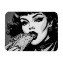 Recherche de les années 50 magnets Noir et blanc