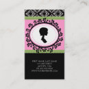 Zoek naar silhouetten visitekaartjes For her