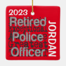 Recherche de officier de police ornements Retraite